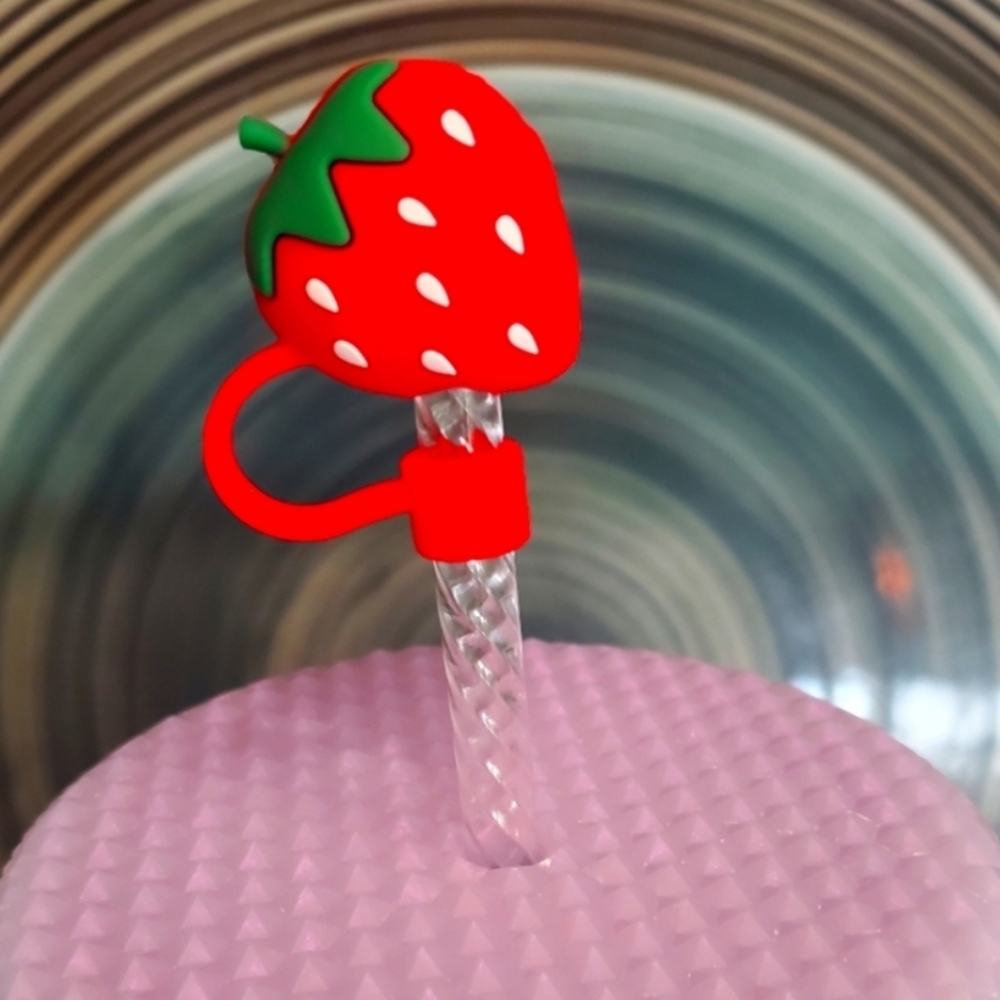 Strawberry Straw Topper